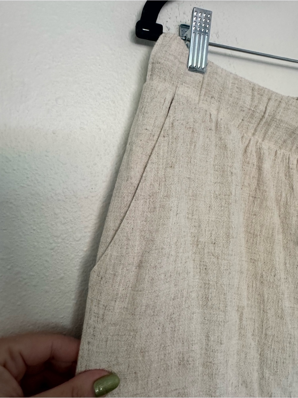 NEW Baltic Born Sparrow Linen Blend Pants Relaxed Tan Size XL NWT - Picture 7 of 8
